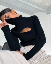 Load image into Gallery viewer, RUMBINA Knitted Turtleneck Top
